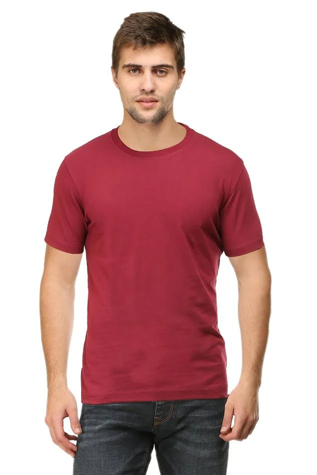 Premium Maroon Tee Classic Fit & Trendy Look