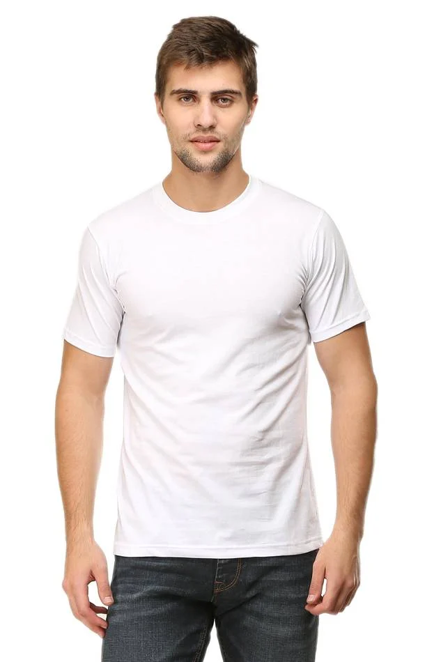 Premium White T-Shirt for Men Classic Fit & Trendy Look